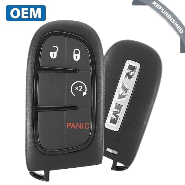 2013-2018 Dodge Ram / 4-Button Smart Key / PN: 56046956AE / GQ4-54T (OEM Refurb)