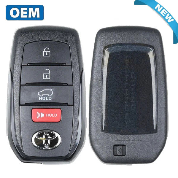 2024 Toyota Grand Highlander / 4-Button Smart Key / PN: 8990H-0E330 / HYQ14FBX (OEM)