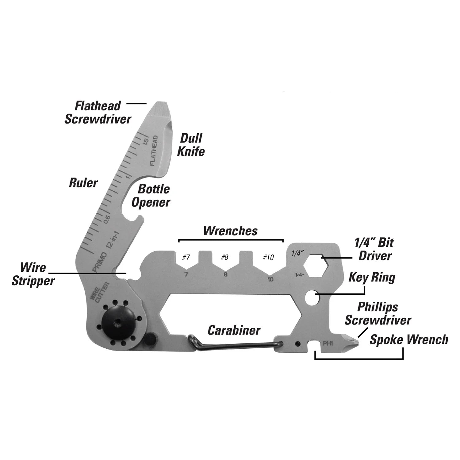 Primo 12-in-1 Multi-Tool - 0