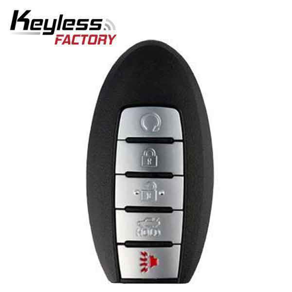 2016-2018 Infiniti / Nissan / 5-Button Smart Key / PN: 285E3-4RA0B / KR5S180144014 / (IC 204) (AFTERMARKET)