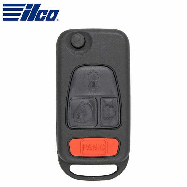 ILCO Look-Alike™ 1997-2005 Mercedes Benz ML / 4-Button Flip Key / FCC ID: NCZMB1K (FLIP-BENZ-4B1)