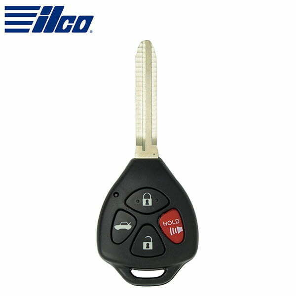 ILCO Look-Alike™ 2010-2015 Toyota 4-Button Remote Head Key / PN: 89070-02620 (RHK-TOY-4B1)