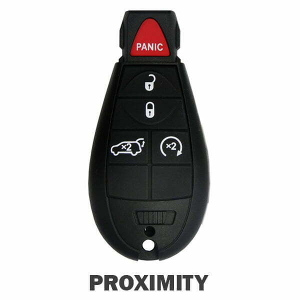 2009-2013 Jeep Grand Cherokee / Dodge  / 5-Button Keyless Go Fobik / IYZ-C01C (RSK-CDJ-KGF-5)