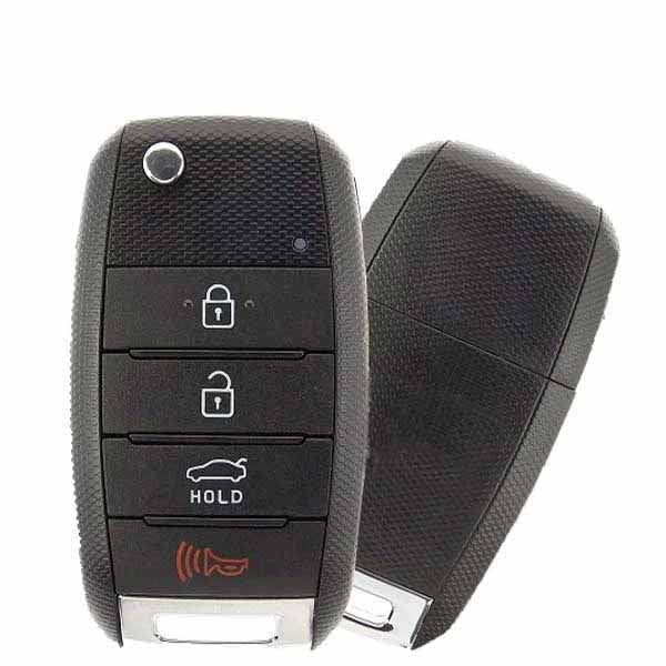 2014-2017 Kia Rio / 4-Button Flip Key / PN: 95430-1W023 / TQ8-RKE3F05 (UB14MY) (AFTERMARKET)