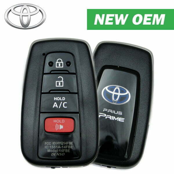 2017-2021 Toyota Prius Prime / 4-Button Smart Key / PN: 89904-47460 / HYQ14FBE-0410 (OEM)