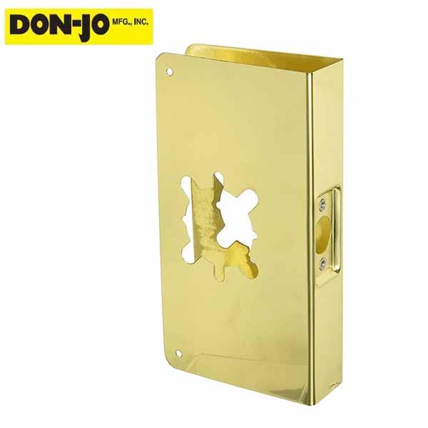 Don-Jo - Wrap Plate #4-2 HD - 2-3/4" - 1-3/4" Doors - Gold