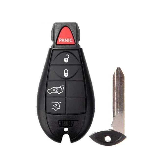 2008-2013 Jeep / 5-Button Fobik Key / PN: 68066849AA / M3N5WY783X / (AFTERMARKET)