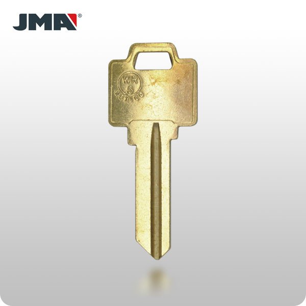 WR5 / N1054WB 5-Pin Weiser Key - Brass Finish (JMA-WEI-3E-BR)