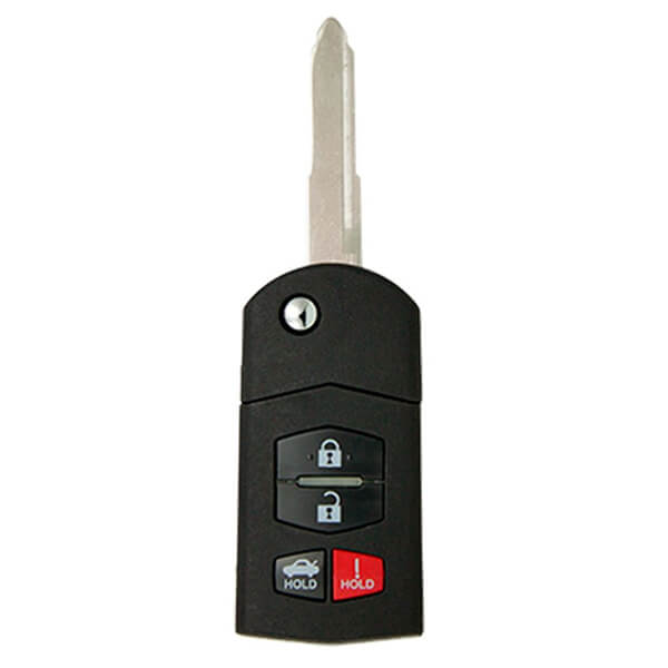 2006-2015 Mazda / 4-Button Flip Key / PN: G2YA-76-2GXB / BGBX1T478SKE125-01- Auto Lock Supplier -key_supplier_in_canada locksmith_supplier_in_canada #