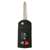 2006-2015 Mazda / 4-Button Flip Key / PN: G2YA-76-2GXB / BGBX1T478SKE125-01- Auto Lock Supplier -key_supplier_in_canada locksmith_supplier_in_canada #