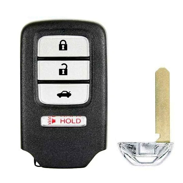 2013-2015 Honda Accord Civic / 4-Button Smart Key / PN: 72147-T2A-A01 / ACJ932HK1210A (RSK-HON-AC12-4)