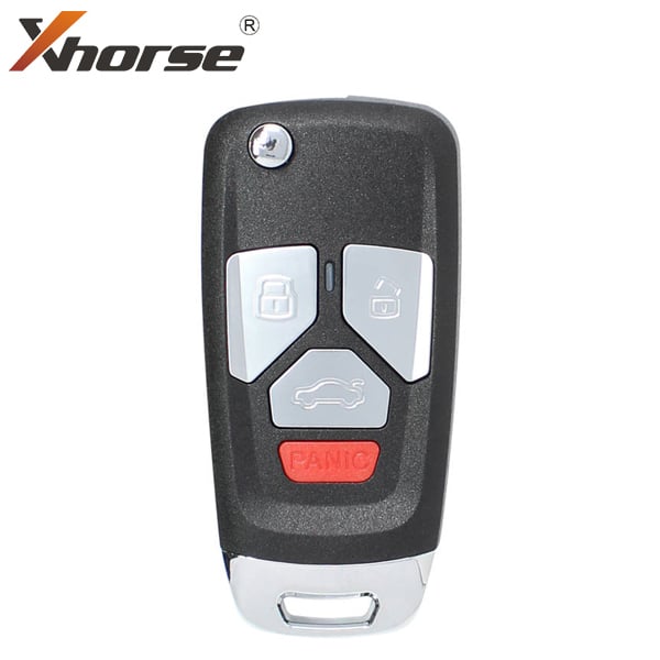 Xhorse – Audi Style / 4-Button Universal Remote Flip Key for VVDI Key Tool (Wireless)