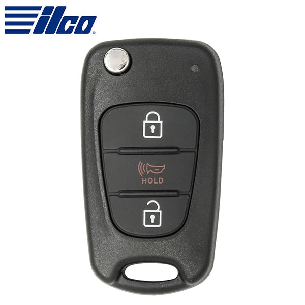 ILCO Look-Alike™ 2010-2013 Kia Soul / 3-Button Flip Key / PN: 95430-2K340, 95430-2K341 / NO CHIP (FLIP-KIA-3B2)